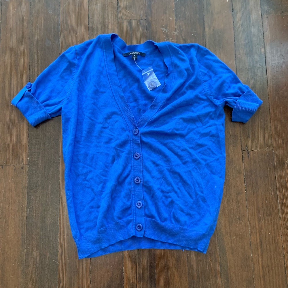 Blue Cardigan